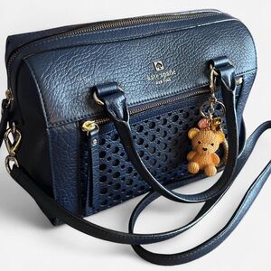 Kate spade New York Delaney Perri Lane bubbles in Navy Blue💙